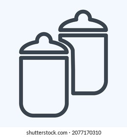 Icon Holding - Line Style - Simple illustration, Editable stroke, Design template vector, Good for prints, posters, advertisements, announcements, info graphics, etc.