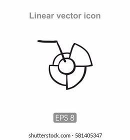Icon holds circuit can be used in printing, web design and much more