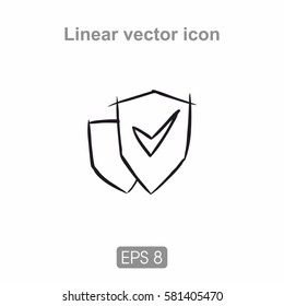 Icon holds circuit can be used in printing, web design and much more