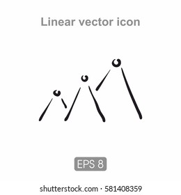 Icon holds circuit can be used in printing, web design and much more