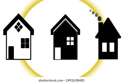 icono diseño del hogar simple elegante