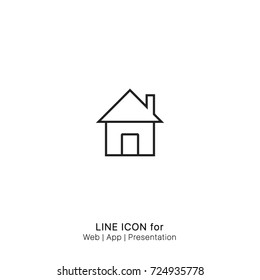 Icon home house graphic design single icon vector