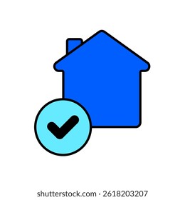 Icon a home, isolated against a clean background.