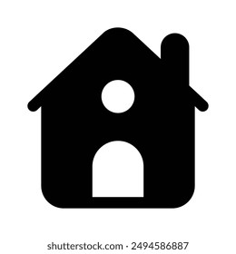 An icon of home in modern style, premium vector