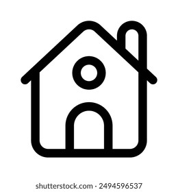 An icon of home in modern style, premium vector