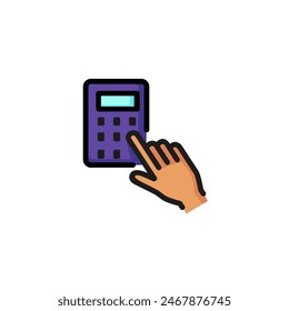 Icono de alarma de seguridad para el hogar Emergencia, dispositivo, Contraseña. concepto. Se puede utilizar para temas como entrada, cerradura, autorización