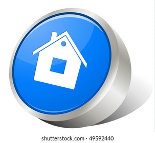 Icon home. Vector illustration