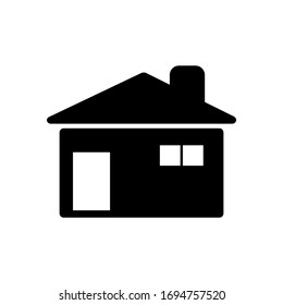 icon home vector with white background from eps 10