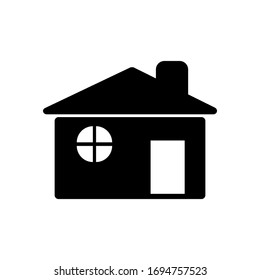 Icon home Vektorillustration mit weißem Hintergrund von eps10