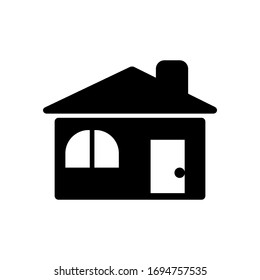 icon home vector with white background from eps 10