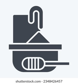 Icon Honey Comb. related to Apiary symbol. glyph style. simple design editable. simple illustration
