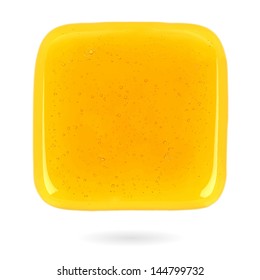 icon of honey drop vector