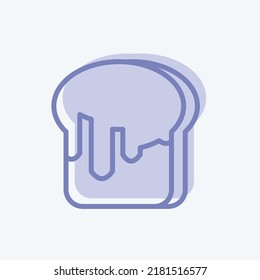 Icono Honey Jam. adecuado para la granja Bee. estilo de dos tonos. diseño simple editable. vector de plantilla de diseño. ilustración simple