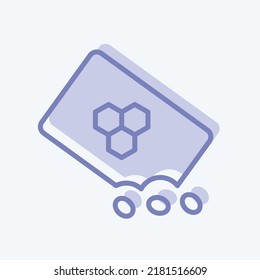 Icon Honey Plants Seeds. suitable for Bee Farm. two tone style. simple design editable. design template vector. simple illustration