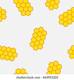 Icon honeycomb. Seamless.