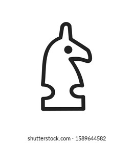 icon Horse. Animal symbol. Isolated flat vector sign on a white background. Simple vector illustration for graphic and web design.