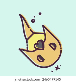 Icon Horseshoe Crab. related to Seafood symbol. MBE style. simple design illustration