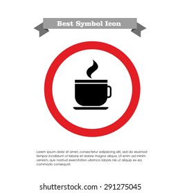 Icon of hot drink cup 