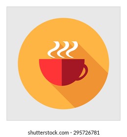 Icon of hot drink cup