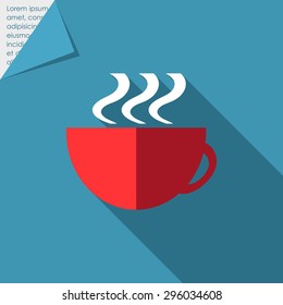 Icon of hot drink cup