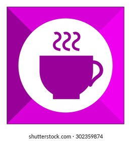 Icon of hot drink cup