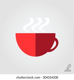 Icon of hot drink cup