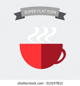 Icon of hot drink cup
