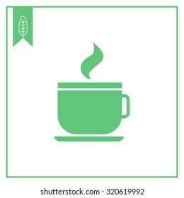 Icon of hot drink cup 