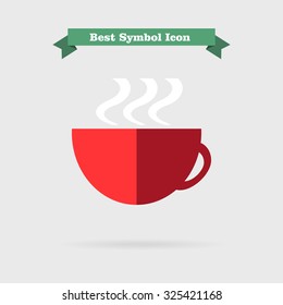 Icon of hot drink cup