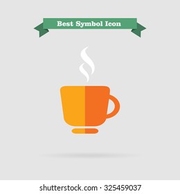 Icon of hot drink cup