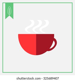 Icon of hot drink cup