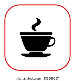 Icon of hot drink cup 