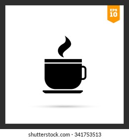 Icon of hot drink cup 