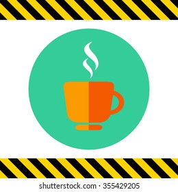 Icon of hot drink cup