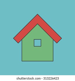 icon of house
