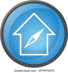 Symbol und Hausadresse, Vektorgrafik