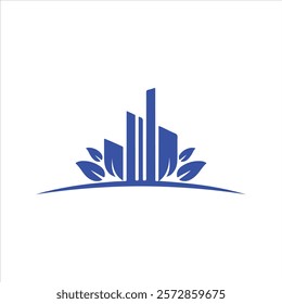 Icon of house, home, store, office, apartment, property firm, building and more Vector illustration logo
