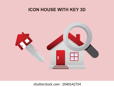 Cámara de iconos con clave 3D