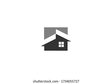 icono de la plantilla del logotipo de la casa