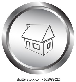  icon of house model vector illustration