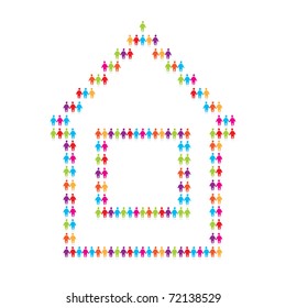 icon - house for people