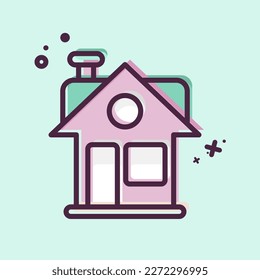 Icon House. related to Family symbol. simple design editable. simple illustration