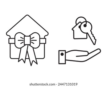 Icon a house representation, isolated against a clean background. This simple vector symbol evokes a sense of warmth and security, embodying the concept of home.