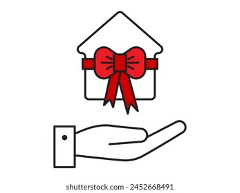 Icon a house representation, isolated against a clean background. This simple vector symbol evokes a sense of warmth and security, embodying the concept of home.