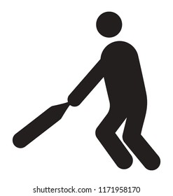 
Icon of a human avatar playing cricket
