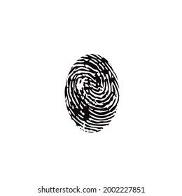 icon of human finger print