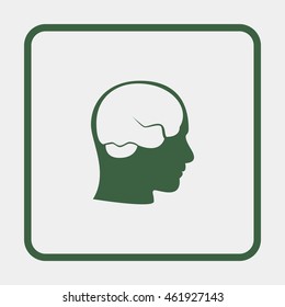 Icon of Human Head & Brain.
