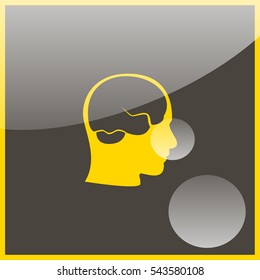 Icon of Human Head & Brain.