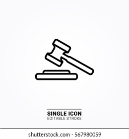 icon hummer law single icon graphic design