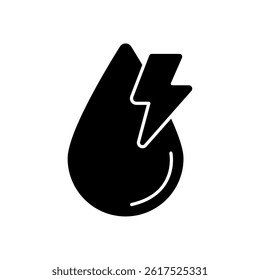 Icon a hydropower, isolated against a clean background.